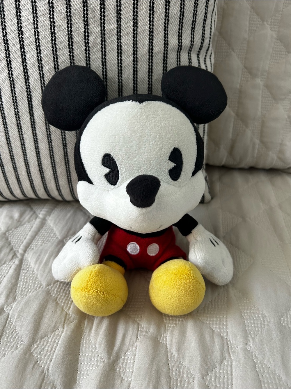 Disney Black, White, Red & Yellow Mickey Mouse Plush